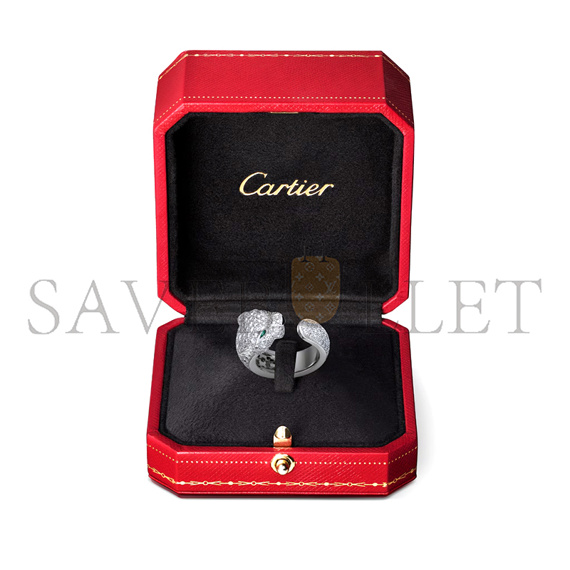CARTIER PANTHÈRE DE CARTIER RING, MEDIUM MODEL, PAVED N4225200